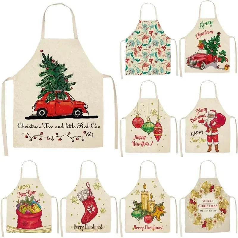 Personalized Christmas Aprons gifts idea for chefs bakers
