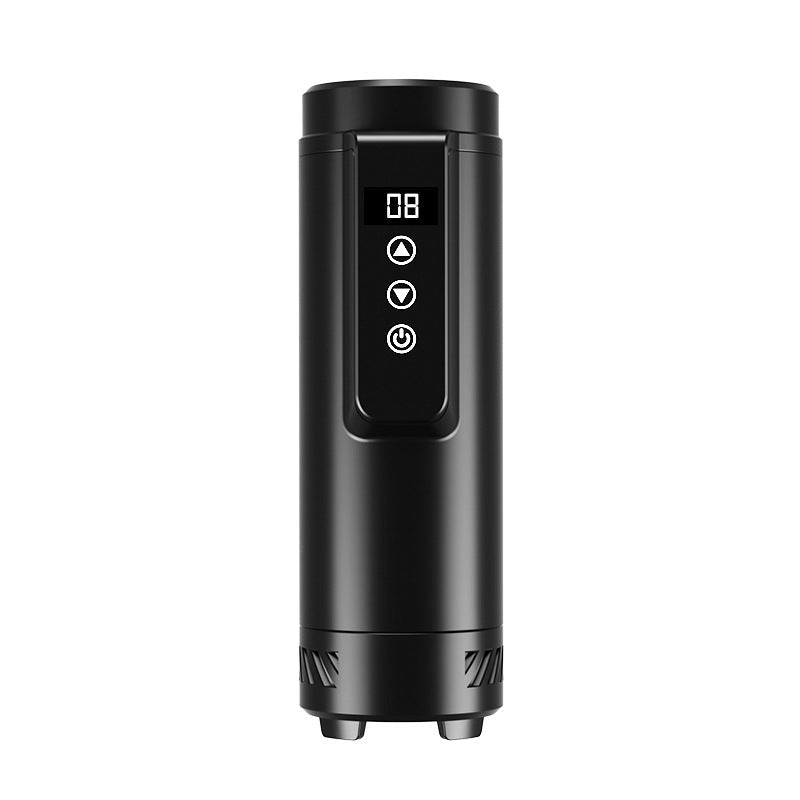 Portable Insulin Refrigerator Cup – Digital Temperature Control, USB Powered (Black & White)