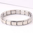 Fashion Personalized Stainless Steel Bracelet – Removable Electroplated Unisex Jewelry