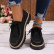 Lace-up British-style Loafers For Women