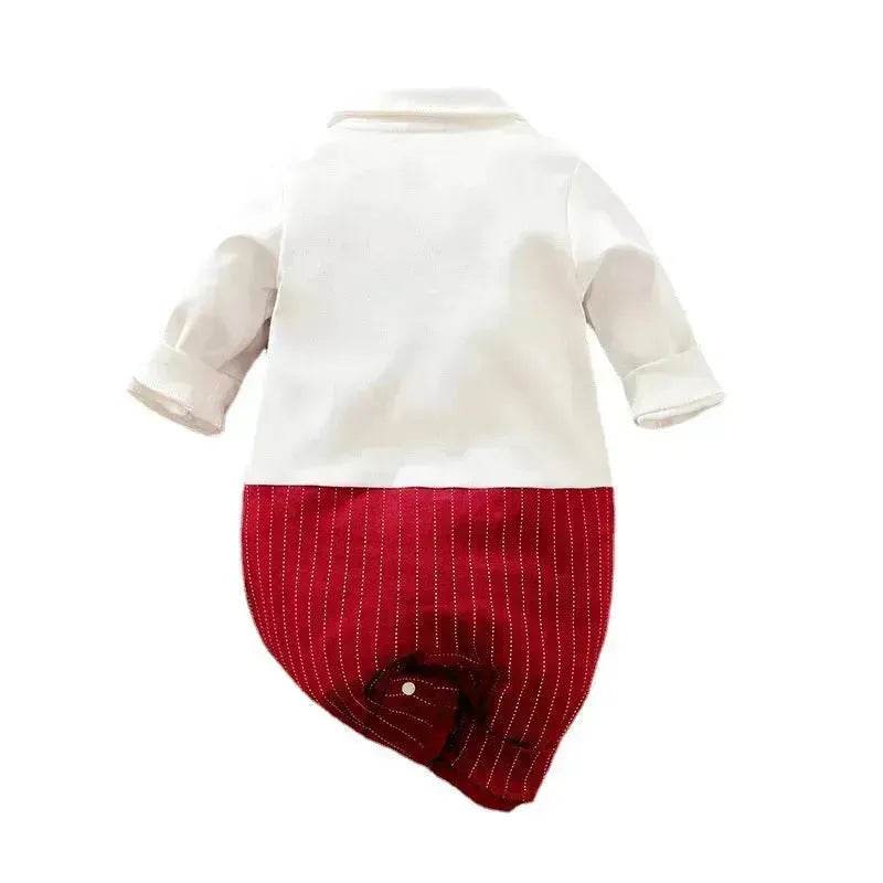 Newborn Baby Boy Gentleman Romper Suit baby boy clothes  baby boy outfits