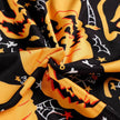 Halloween Printed Round Neck Long Sleeve Plus Size Dress