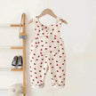 Fashion Girls Heart Printing Corduroy Overalls Baby girl Romper Jumpsuit