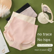 Women's Seamless Silk-Smooth Mid-Waist Shaping Briefs Hip-Lifting Body Control