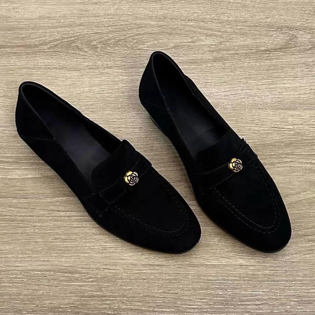 Women's Suede Penny Loafers