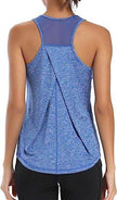 Mesh Yoga Sports Running Vest Sleeveless Workout Tank top women