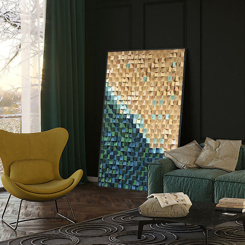Geometric Canvas Wall Art – Modern Luxury Decorative Hanging Painting | EX-STOCK Canada