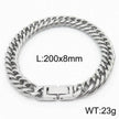 Cuban Link Chain Trimming Chain Jewelry Buckle Titanium Steel Bracelet