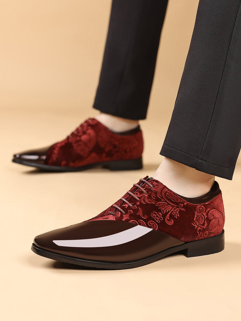 Men's Shiny Pointed-Toe Business Dress Shoes – PU Leather | Canada & USA