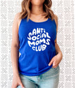 Anti Social Moms Club Racerback Tank Top