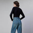 Fashion American Retro New Baggy Jeans Pant Women