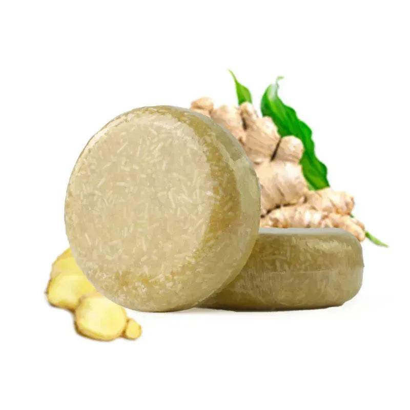 Ginger Plant Shampoo Bar Soap Anti-dandruff Refreshing