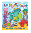 Little Hippo Books - Peek and Seek- In the Ocean  -With Lift-the-Flap Felt Pieces