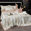 Printed Washed Tencel Summer Cooling Duvet Four-piece Set