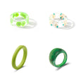 Fashion Transparent Resin Ring