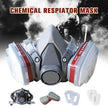 7in1 Half Face Gas Mask Facepiece Spray Painting Respirator Reusable Safety protective mask