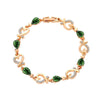 Hollow Love Bracelet With Rhinestones Fashion Temperament Heart-shaped Bracelet For Valentine's Day Gift Jewelry