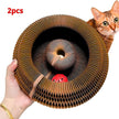 Accordion Cat Scratcher with Bells – Paper Scratching Post for Cats (1, 2 & 3 pcs)