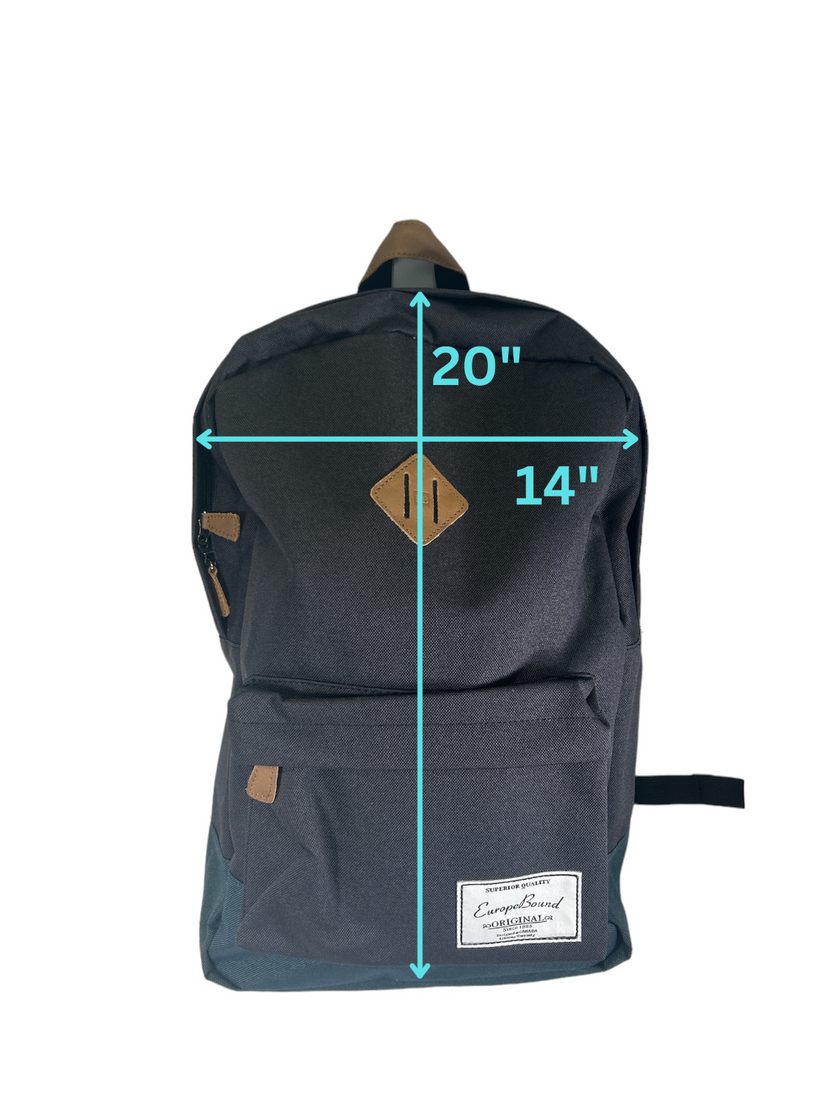 Europe Bound OldSchool Backpack 36L Capacity