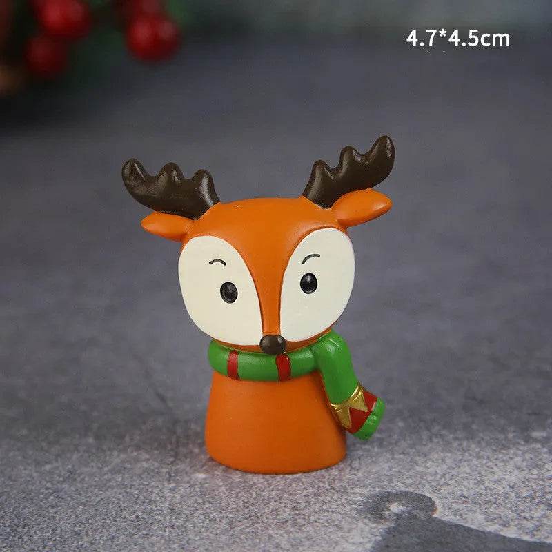 Decorative Resin Ornaments For Christmas Baked Cakes
