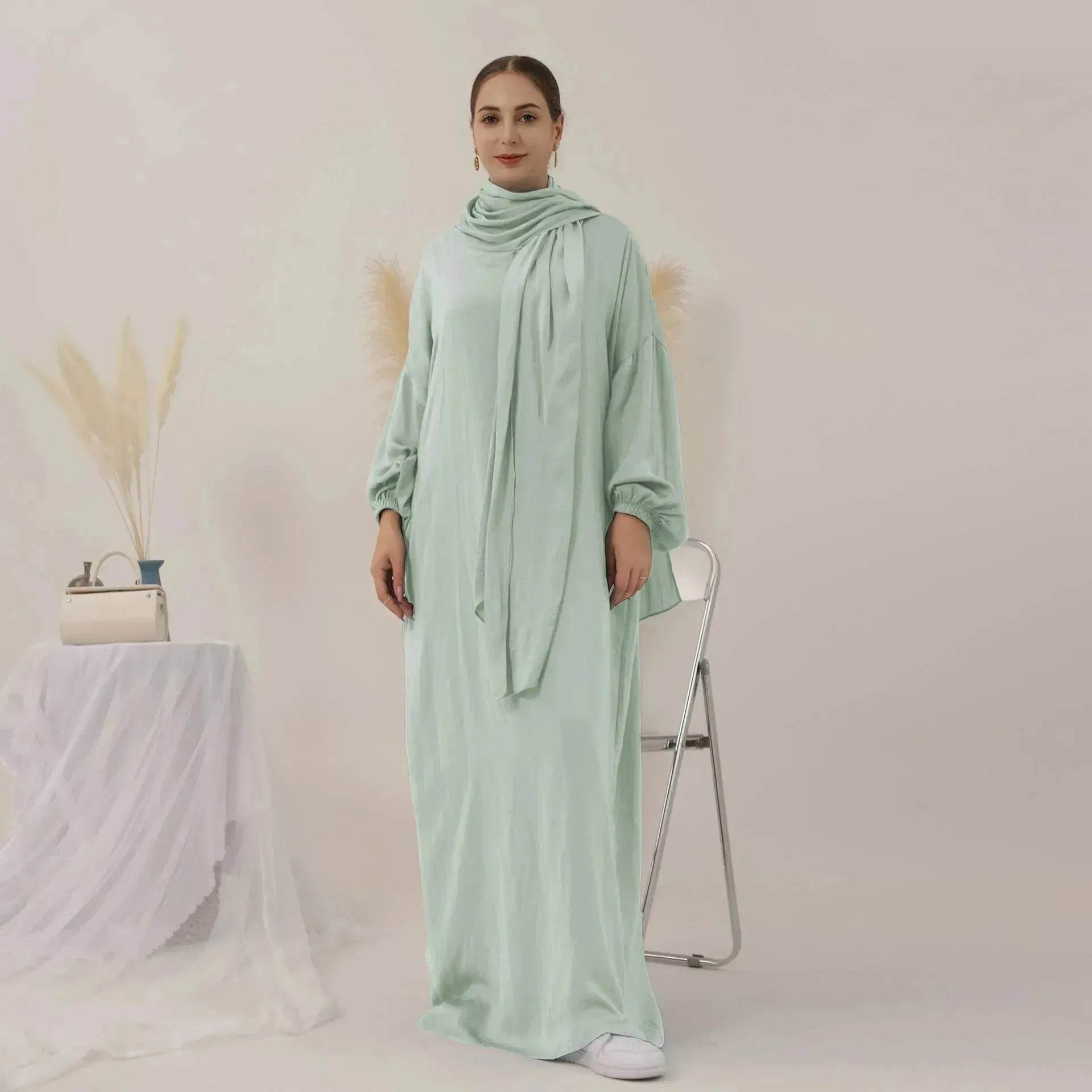 New ArabMiddle East Dubai Turkey Abaya dress Simple Plain Abaya 2025