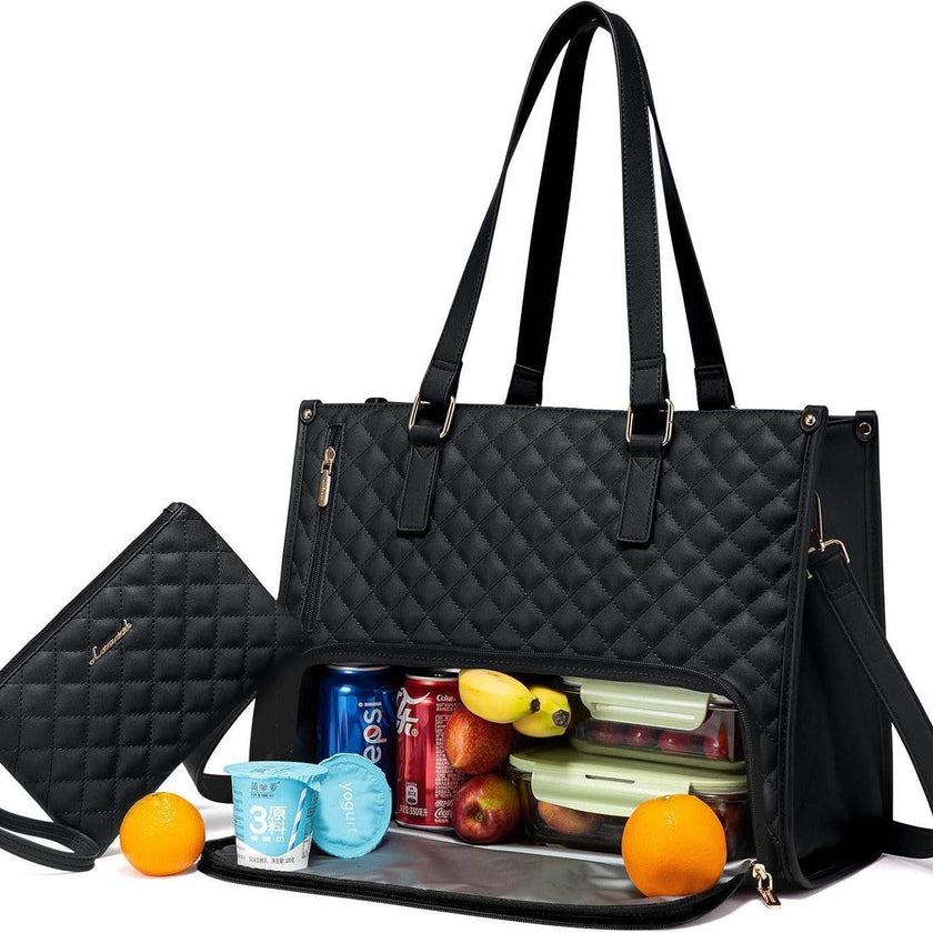 Women's Insulated Lunch Bag Handbag – Thermal Work Tote