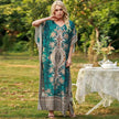 Women's Middle East Plus Size Loose Robe Seaside Resort Dress Maternity Dress