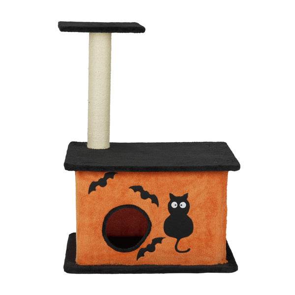 Halloween Inspired Cat Tree Tower Cat Tree For Indoor  With Spacious Cat Condo