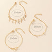 Bohemian Multi-Layer Anklet Set – Cross, Heart & Charm Designs