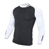 Muscle fit Long sleeve Gym shirt Sports Leisure Top for men