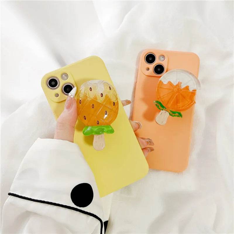 iPhone Summer Pineapple Popsicle Phone Case