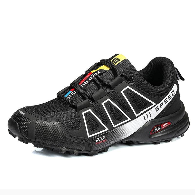 Men's Hiking Shoes – Ultra-Light, Breathable & Shock-Absorbing | Black, Blue, Red, Green | EU 36–48