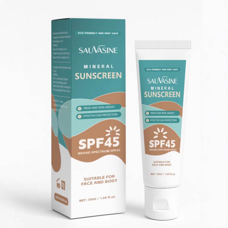 SAUVASINE Mineral Sunscreen Non greasy SPF45+