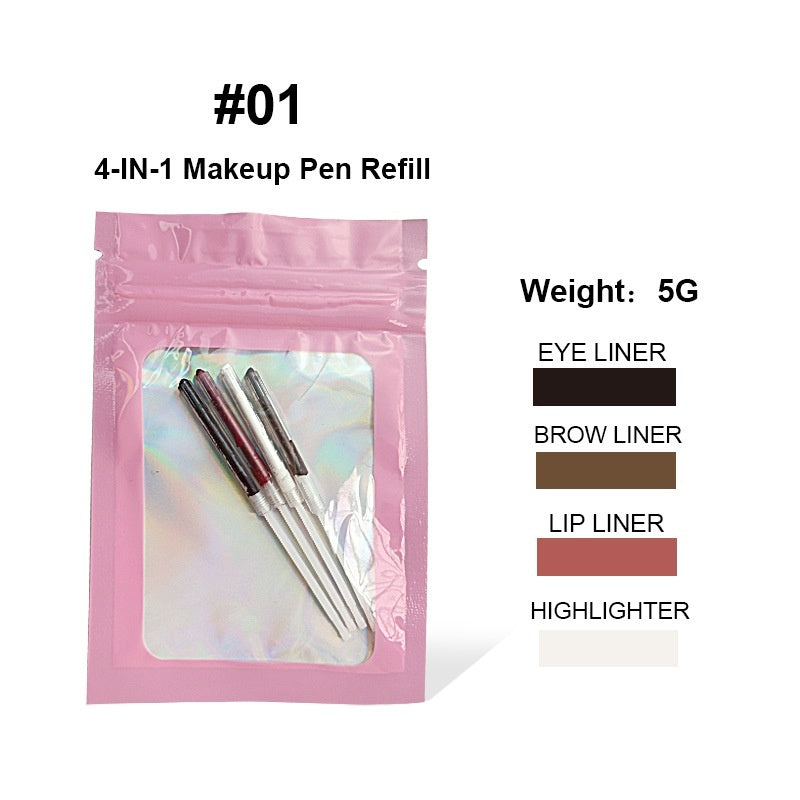 4-in-1 Makeup Pen – Eye Liner, Brow Liner, Lip Liner & Highlighter