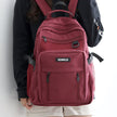 Large Capacity Multi-Layer School Backpack – White, Red, Purple, Black, Khaki