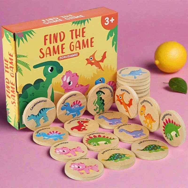 Memory matching game - Dinosaurs