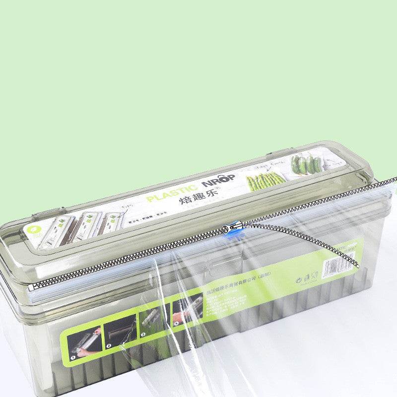 Food PE Large Roll Boxed Plastic Wrap Cutter Cling Film Wrapper