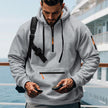 Mens Cargo Jackets – Loose Fit Polyester Utility Jacket with Long Sleeves