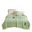 Washable Raw Cotton Summer Cooling Quilt Sage duvet cover