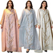 Muslim Robe Sequined Embroidery Dress