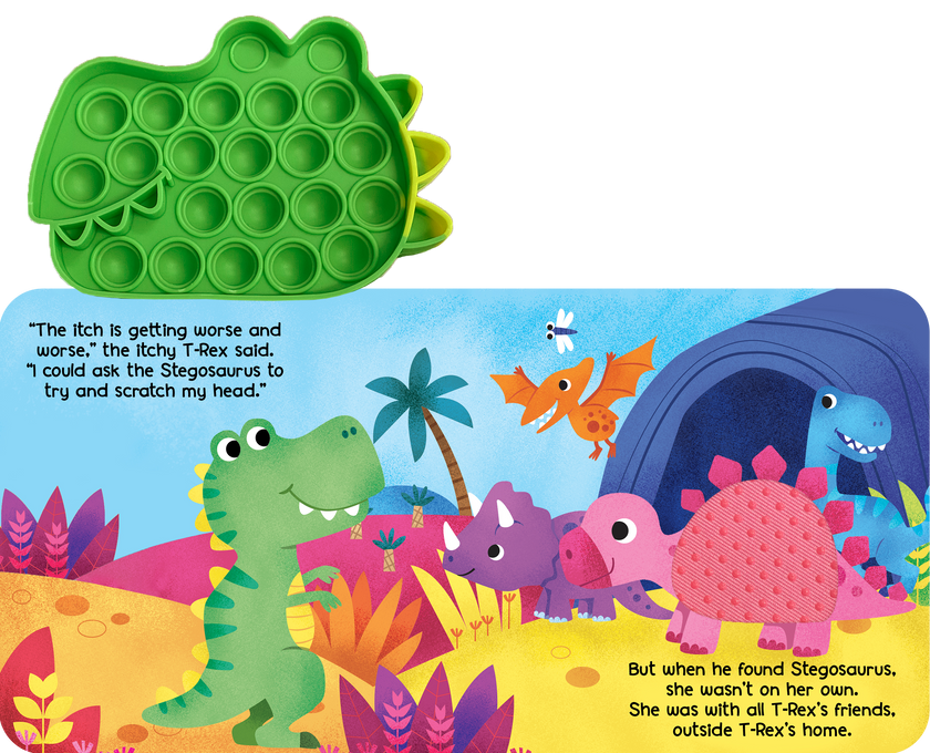 Little Hippo Books - Little T-Rex - Your Sensory Fidget Friend