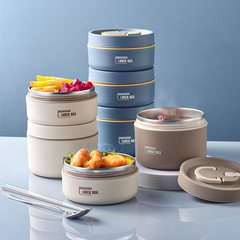 Portable Self-heating Japanese Multi Layer Thermal Insulated Lunch Box for Adult.