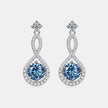 1 Carat Moissanite 925 Sterling Silver Earrings