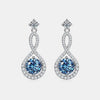 1 Carat Moissanite 925 Sterling Silver Earrings