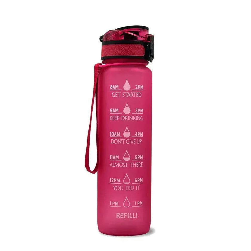 1L Tritan Hydrated Water Bottle for Sport Fitness