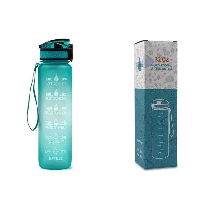 1L Tritan Hydrated Water Bottle for Sport Fitness
