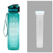 1L Tritan Hydrated Water Bottle for Sport Fitness
