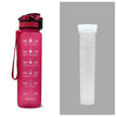 1L Tritan Hydrated Water Bottle for Sport Fitness