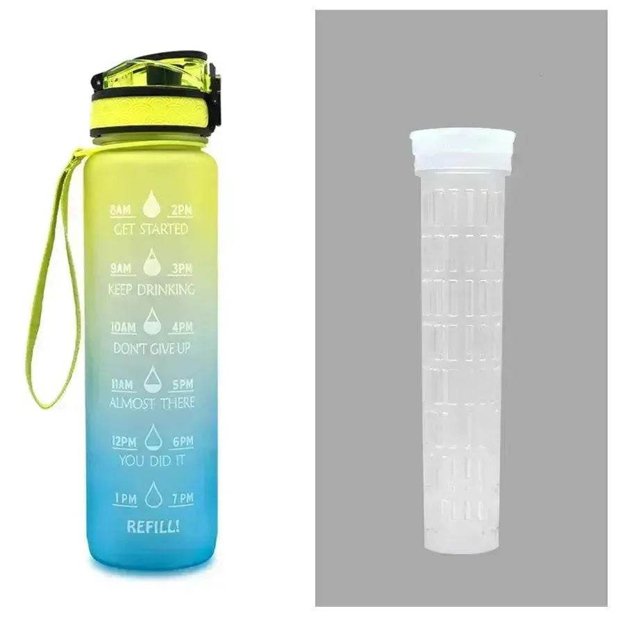1L Tritan Hydrated Water Bottle for Sport Fitness