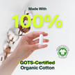 100% Organic Cotton Non-Applicator Tampons - Regular